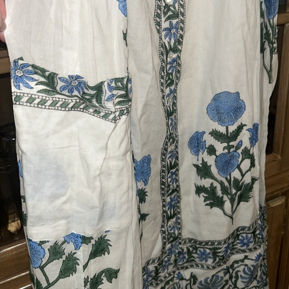 Juliet Dunn Exclusive White Poppy Tie Shoulder Dress - Picture 7 of 12